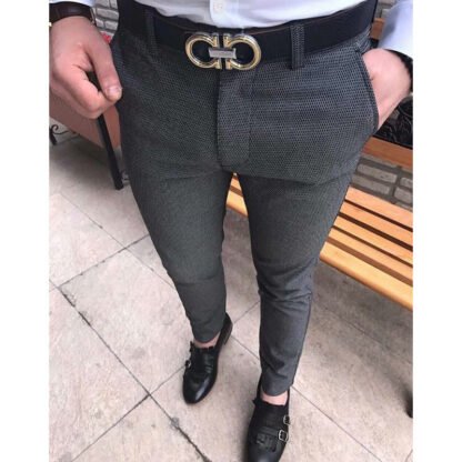 Fit Casual Trousers Men's Suit Trousers - Image 6