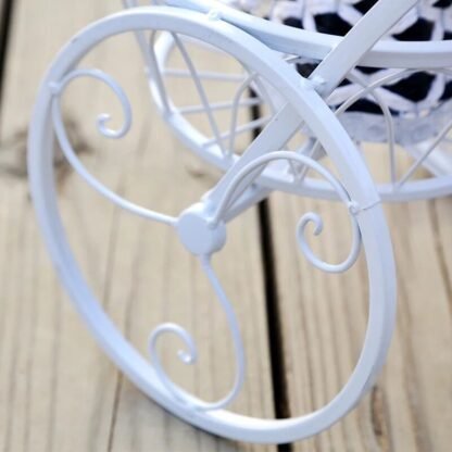 Tricycle Plant Stand Flower Pot Cart Holder Ideal For Home Garden And Patio - Image 3