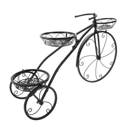 Tricycle Plant Stand Flower Pot Cart Holder Ideal For Home Garden And Patio - Image 2