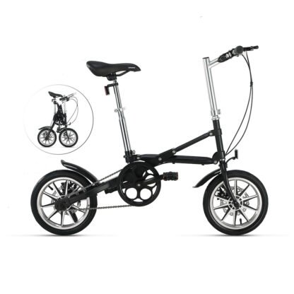 One Second Folding 14 Inch Small Super Portable Bicycle - Image 8