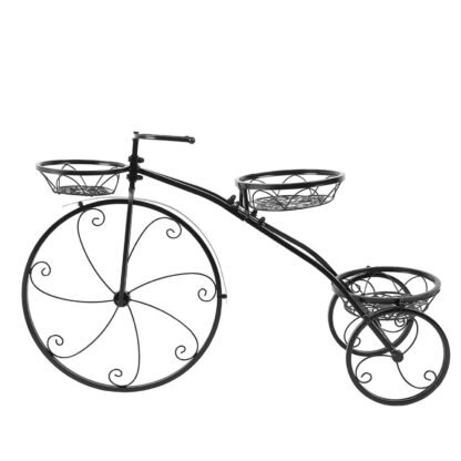 Tricycle Plant Stand Flower Pot Cart Holder Ideal For Home Garden And Patio - Image 8