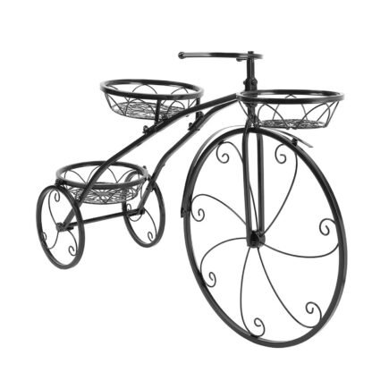 Tricycle Plant Stand Flower Pot Cart Holder Ideal For Home Garden And Patio - Image 7