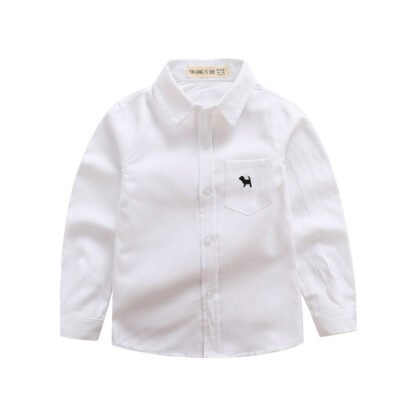 Children's Shirts Boys' Long-sleeved Shirts - Image 5